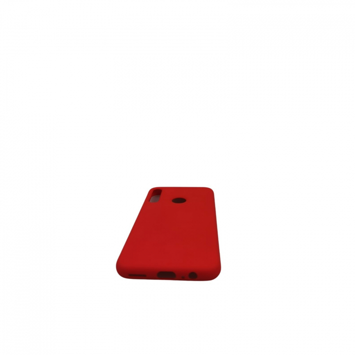 Husa protectie compatibila cu Huawei P40 Lite E Liquid Silicone Case Rosu [11]