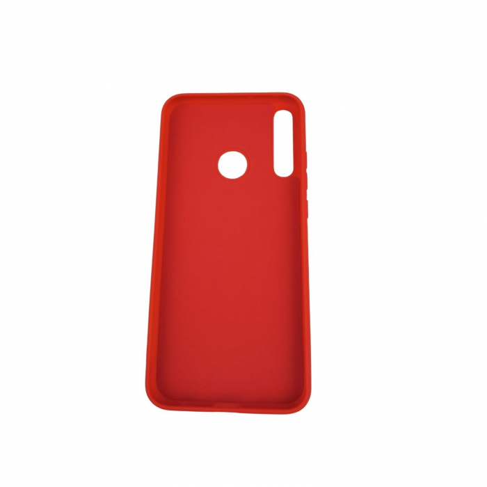 Husa protectie compatibila cu Huawei P40 Lite E Liquid Silicone Case Rosu [13]
