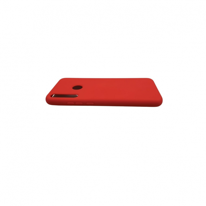 Husa protectie compatibila cu Huawei P40 Lite E Liquid Silicone Case Rosu [12]