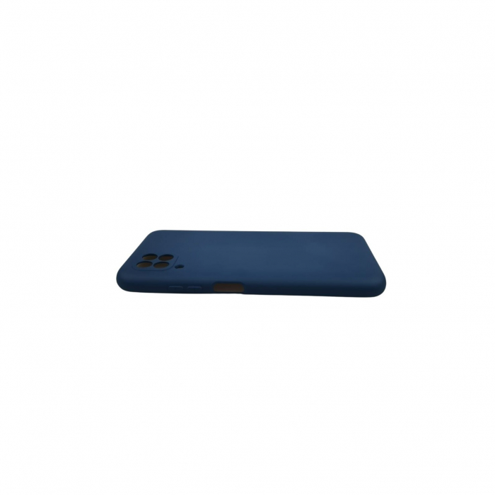 Husa protectie compatibila cu Huawei P40 Lite Liquid Silicone Case Albastru inchis [8]