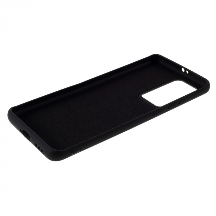 Husa protectie compatibila cu Huawei P40 Pro Liquid Silicone Case Negru [8]