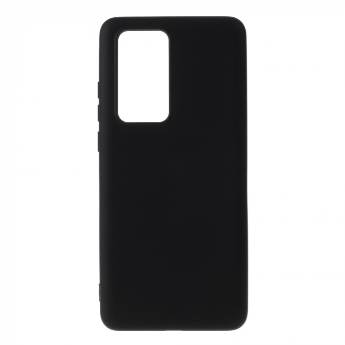 Husa protectie compatibila cu Huawei P40 Pro Liquid Silicone Case Negru [2]