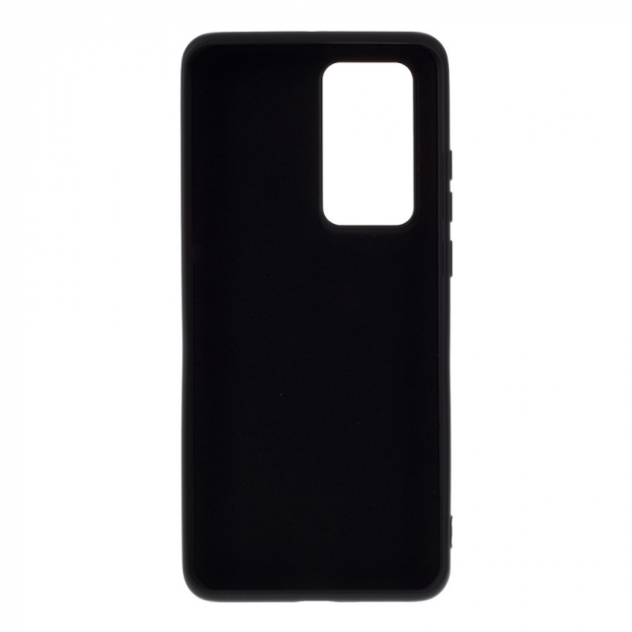 Husa protectie compatibila cu Huawei P40 Pro Liquid Silicone Case Negru [4]