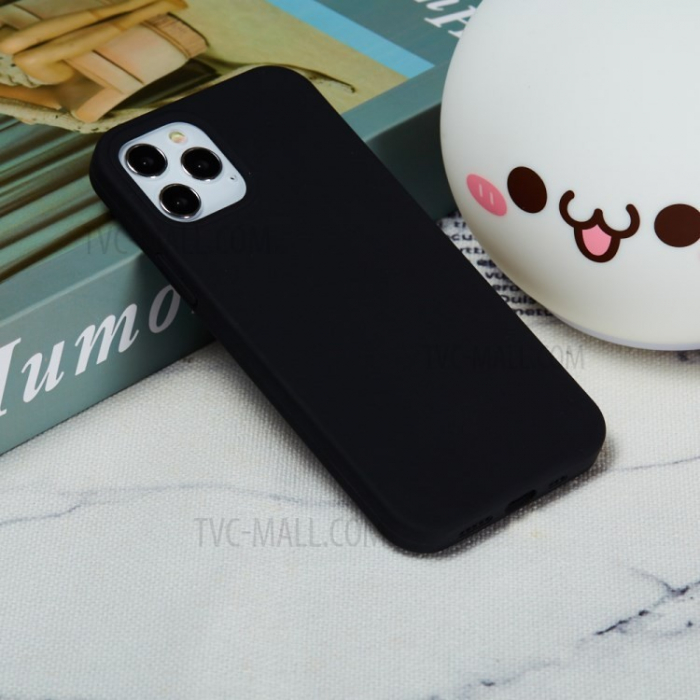 Husa protectie compatibila cu Huawei Y5 2019 Liquid Silicone Case Negru [14]