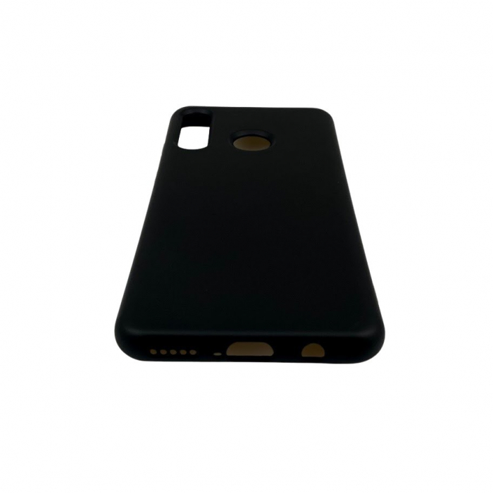 Husa protectie compatibila cu Huawei Y6 2019 Liquid Silicone Case Negru [7]