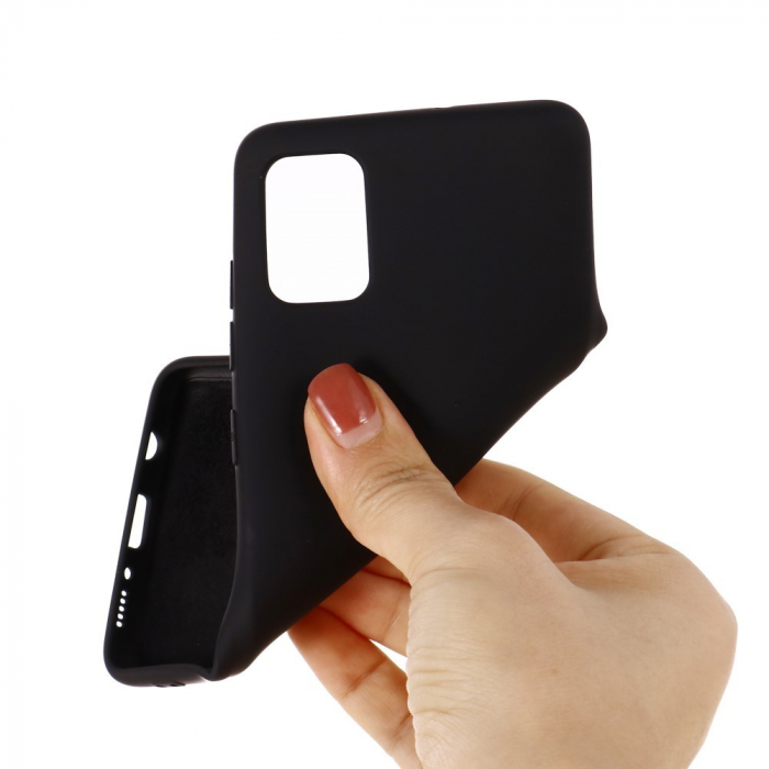 Husa protectie compatibila cu Samsung S10 Lite Liquid Silicone Case Negru [4]