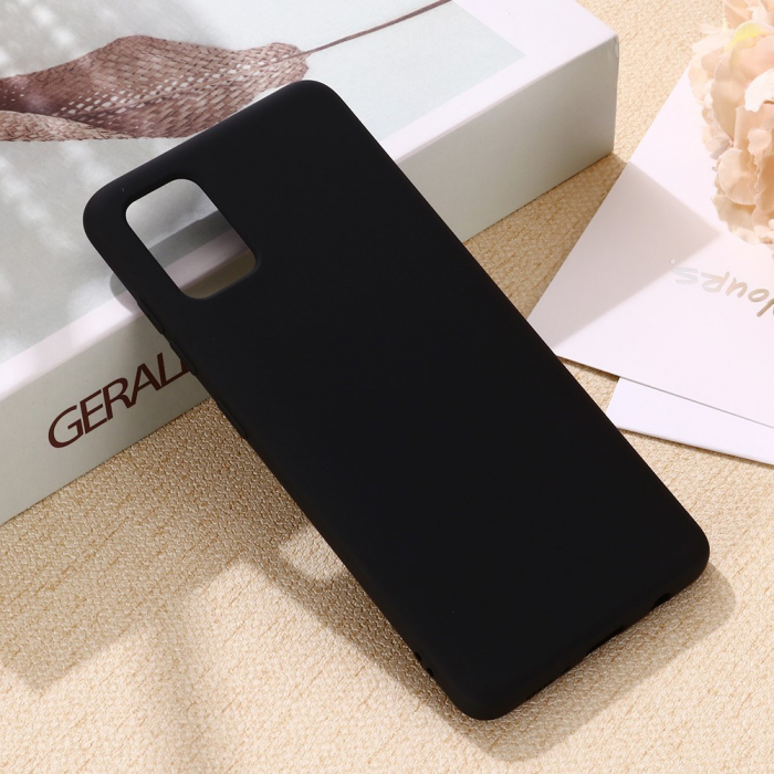 Husa protectie compatibila cu Samsung S10 Lite Liquid Silicone Case Negru [5]