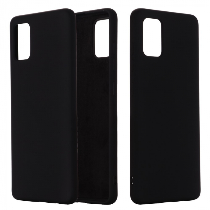 Husa protectie compatibila cu Samsung S10 Lite Liquid Silicone Case Negru [2]