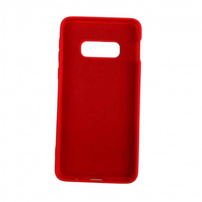 Husa protectie compatibila cu Samsung S10E Liquid Silicone Case Rosu [5]