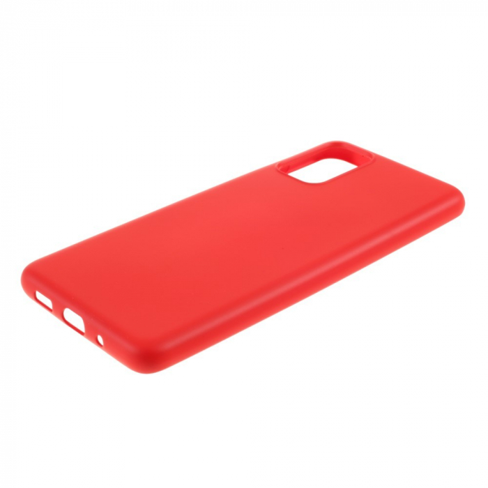 Husa protectie compatibila cu Samsung S20 Liquid Silicone Case Rosu [5]