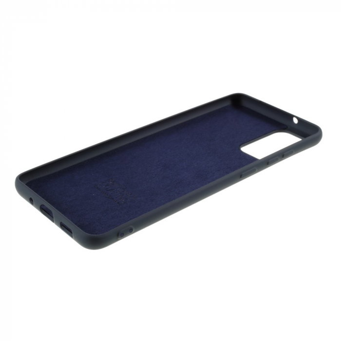 Husa protectie compatibila cu Samsung S20 Plus Liquid Silicone Case Albastru inchis [6]