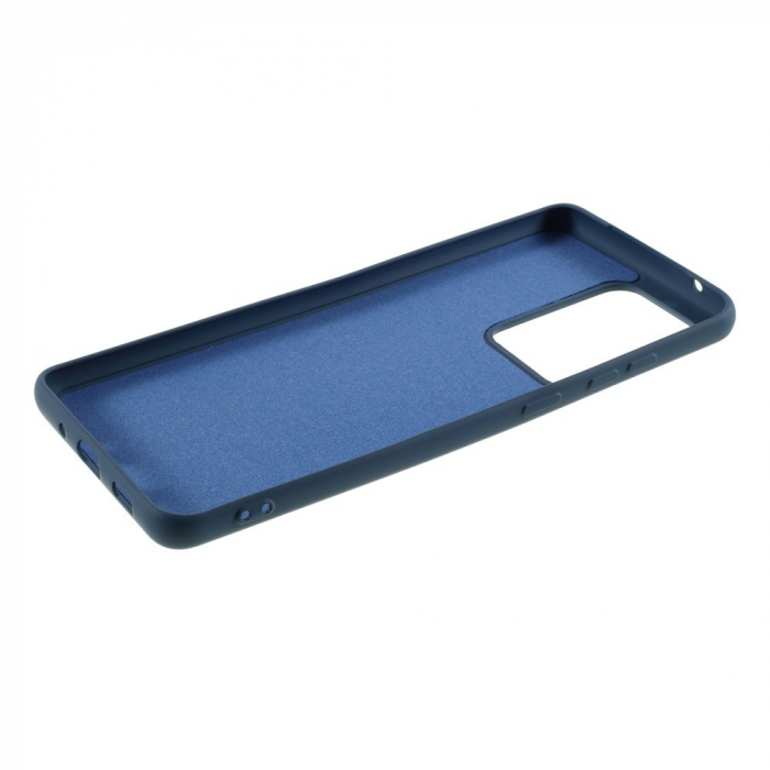 Husa protectie compatibila cu Samsung S20 Ultra Liquid Silicone Case Albastru inchis [6]