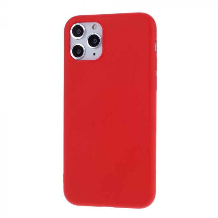 Husa protectie Flippy compatibila cu Apple iPhone 11 Liquid Silicone Case Rosu [3]