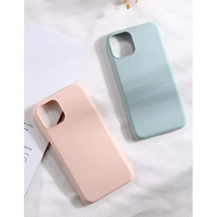 Husa protectie Flippy compatibila cu Apple iPhone 11 Liquid Silicone Case Rosu [22]