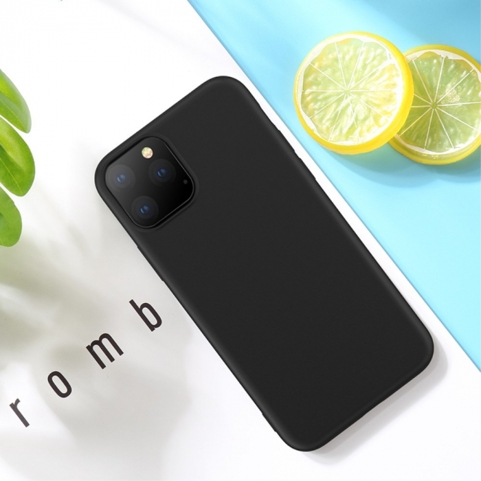 Husa protectie Flippy compatibila cu Apple iPhone 11 Liquid Silicone Case Rosu [12]