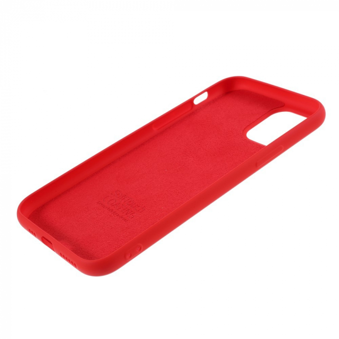 Husa protectie Flippy compatibila cu Apple iPhone 11 Liquid Silicone Case Rosu [6]