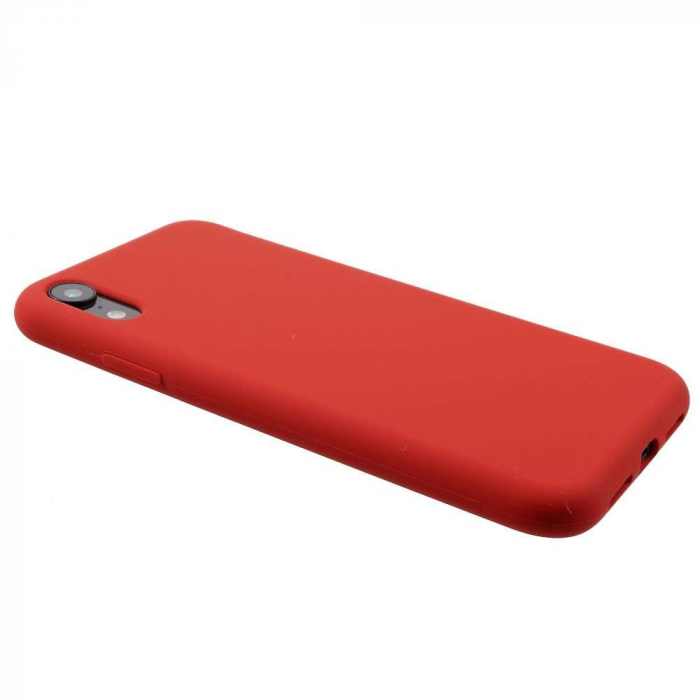 Husa protectie Flippy compatibila cu Apple iPhone 11 Liquid Silicone Case Rosu [7]