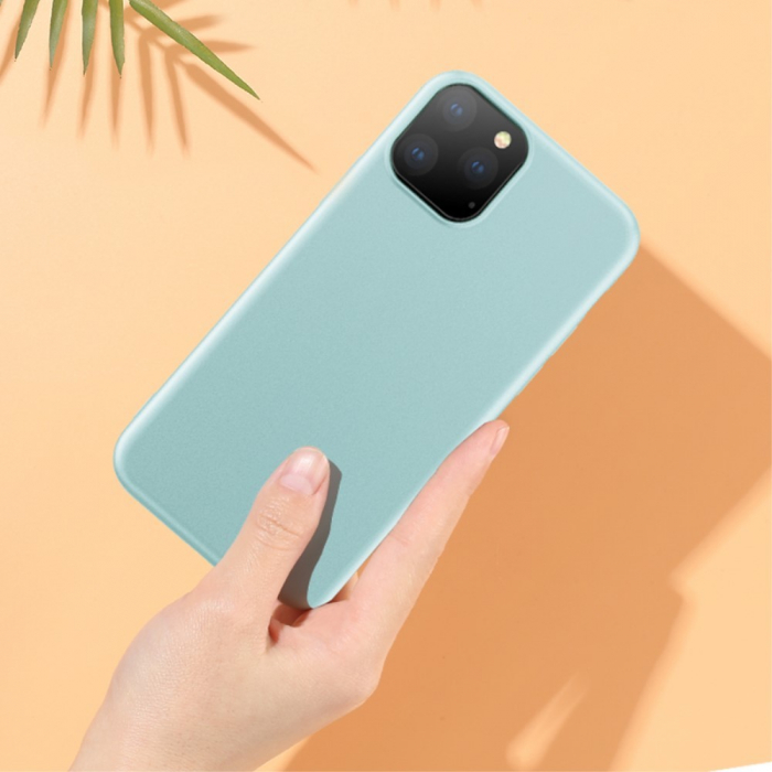 Husa protectie Flippy compatibila cu Apple iPhone 11 Liquid Silicone Case Rosu [11]