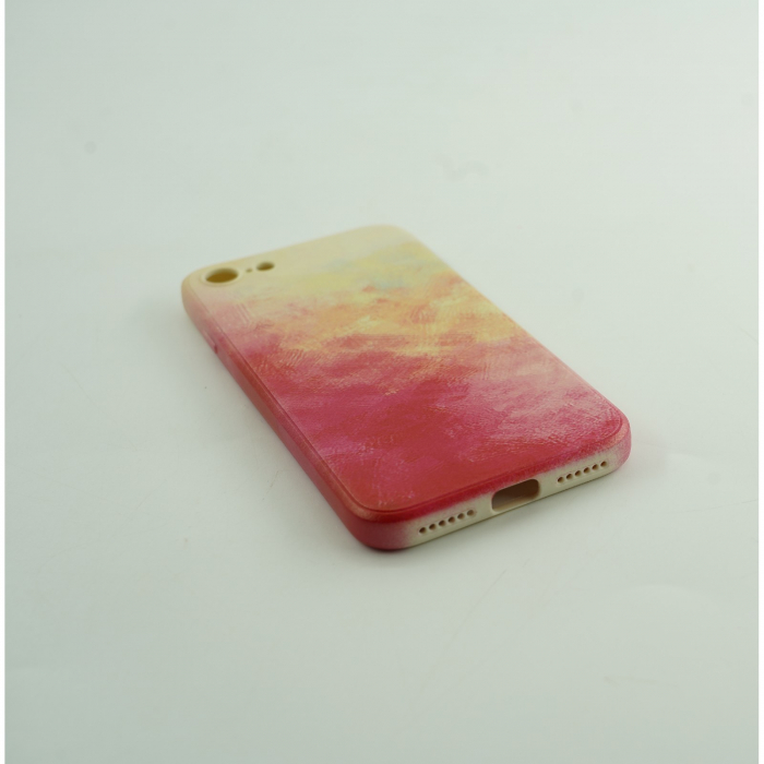 Husa protectie Flippy compatibila cu Apple iPhone 11 Pro Max Tpu Ombre, Galben/Roz [5]