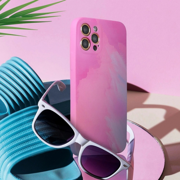 Husa protectie Flippy compatibila cu Apple iPhone 11 Pro Max Tpu Ombre, Roz [13]