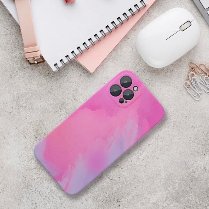Husa protectie Flippy compatibila cu Apple iPhone 11 Pro Max Tpu Ombre, Roz [14]