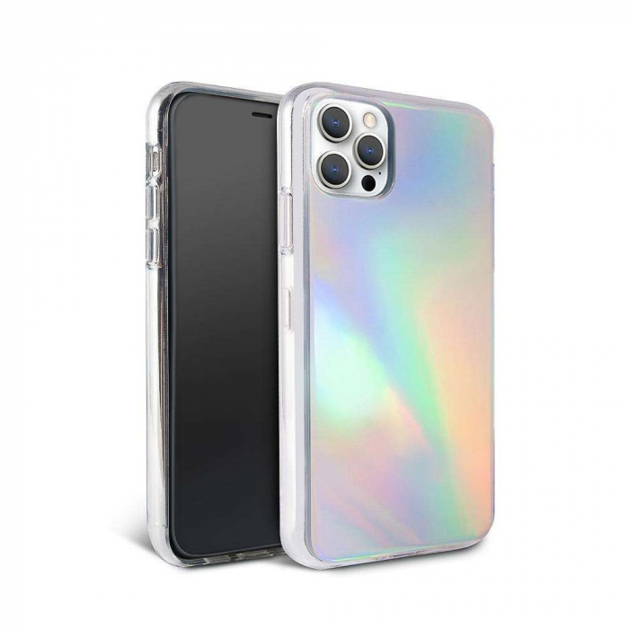 Husa protectie Flippy compatibila cu Apple iPhone 12/12 Pro Laser Gradient Case Cameleon [1]