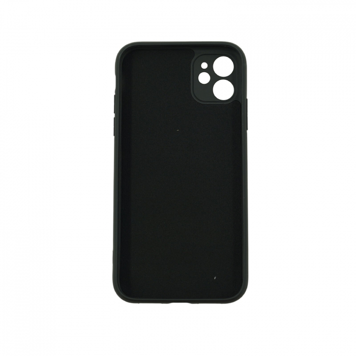 Husa protectie, Flippy, compatibila cu Apple iPhone 12 Mini Liquid Silicone Negru [2]