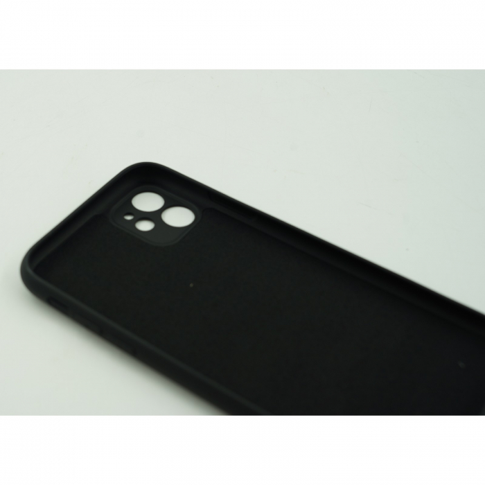 Husa protectie, Flippy, compatibila cu Apple iPhone 12 Mini Liquid Silicone Negru [5]