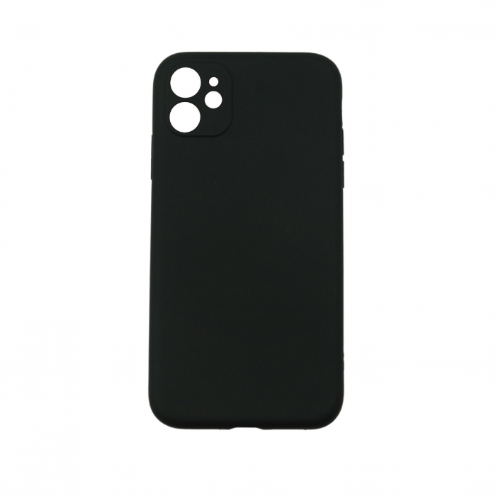 Husa protectie, Flippy, compatibila cu Apple iPhone 12 Mini Liquid Silicone Negru [1]