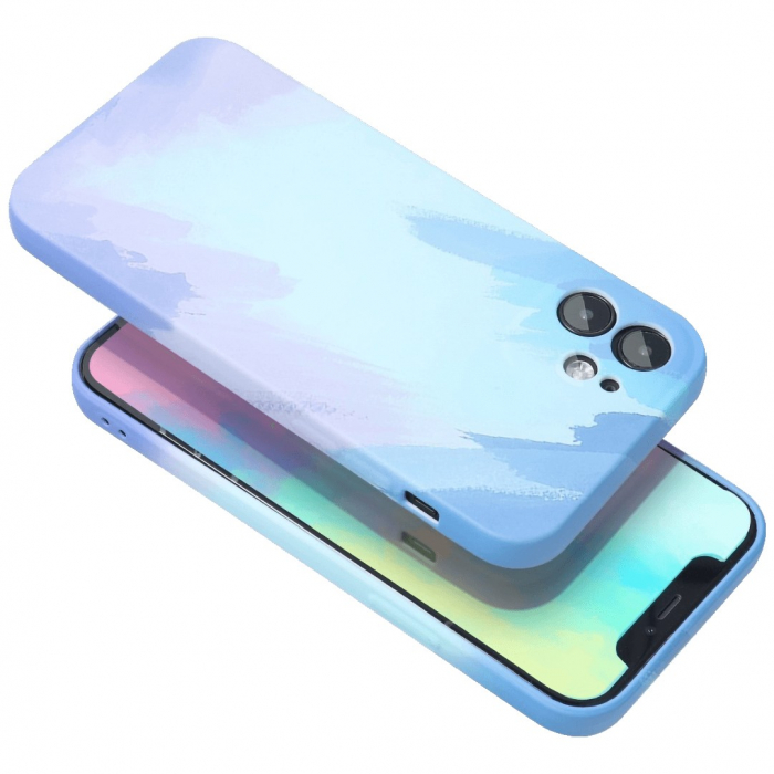 Husa protectie Flippy compatibila cu Apple iPhone 12 Mini Tpu Ombre, Galben/Roz [11]