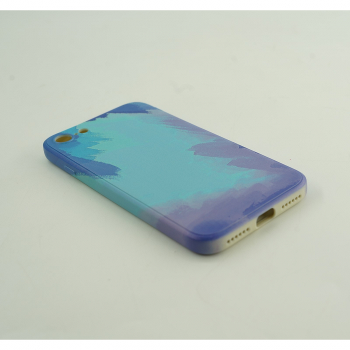 Husa protectie Flippy compatibila cu Apple iPhone 12 Mini Tpu Ombre, Verde/Alb [5]