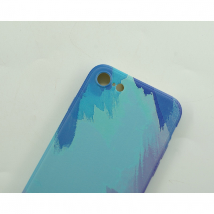 Husa protectie Flippy compatibila cu Apple iPhone 12 Mini Tpu Ombre, Verde/Alb [4]
