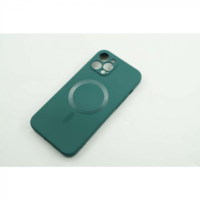 Husa protectie Flippy compatibila cu Apple iPhone 12 Pro Mag Safe Silicone Verde [3]