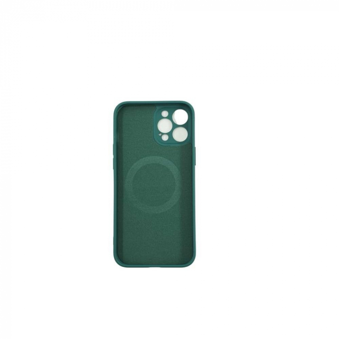 Husa protectie Flippy compatibila cu Apple iPhone 12 Pro Mag Safe Silicone Verde [2]