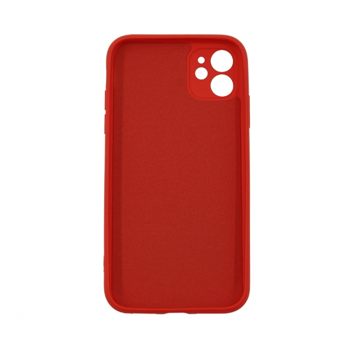 Husa protectie, Flippy, compatibila cu Apple iPhone 12 Pro Max Liquid Silicone Rosu [2]