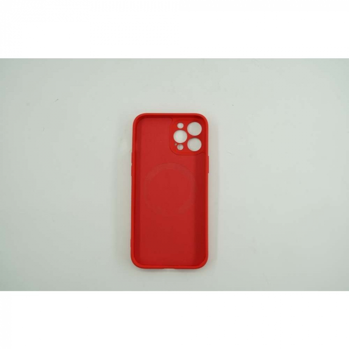 Husa protectie Flippy compatibila cu Apple iPhone 12 Pro Max Mag Safe Silicone Rosu [3]