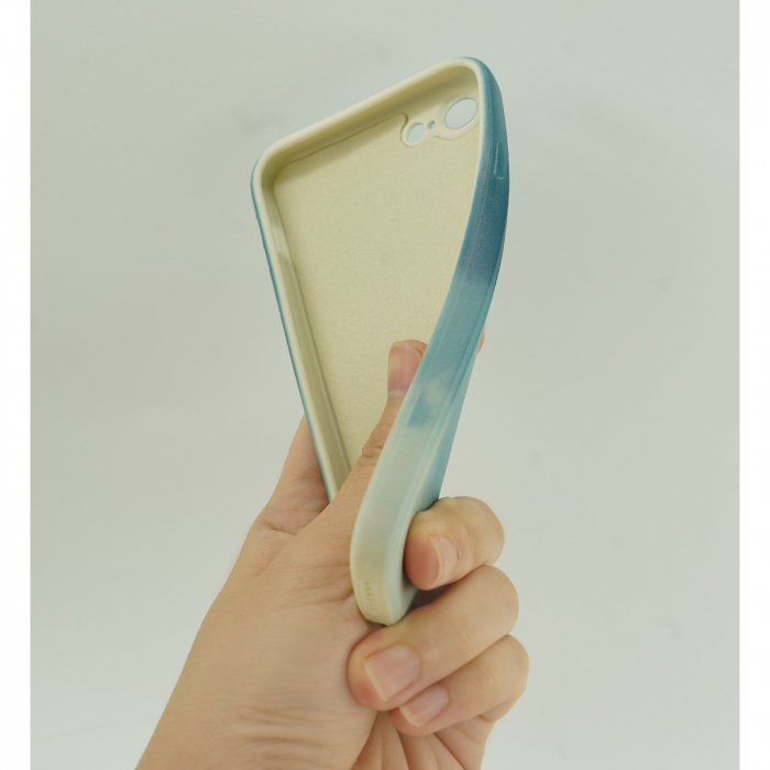 Husa protectie Flippy compatibila cu Apple iPhone 12 Pro Max Tpu Ombre, Verde/Alb [4]
