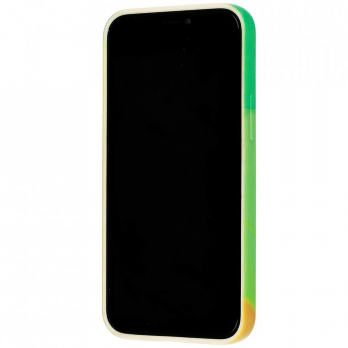 Husa protectie Flippy compatibila cu Apple iPhone 12 Tpu Ombre, Negru/Mov/Roz [9]