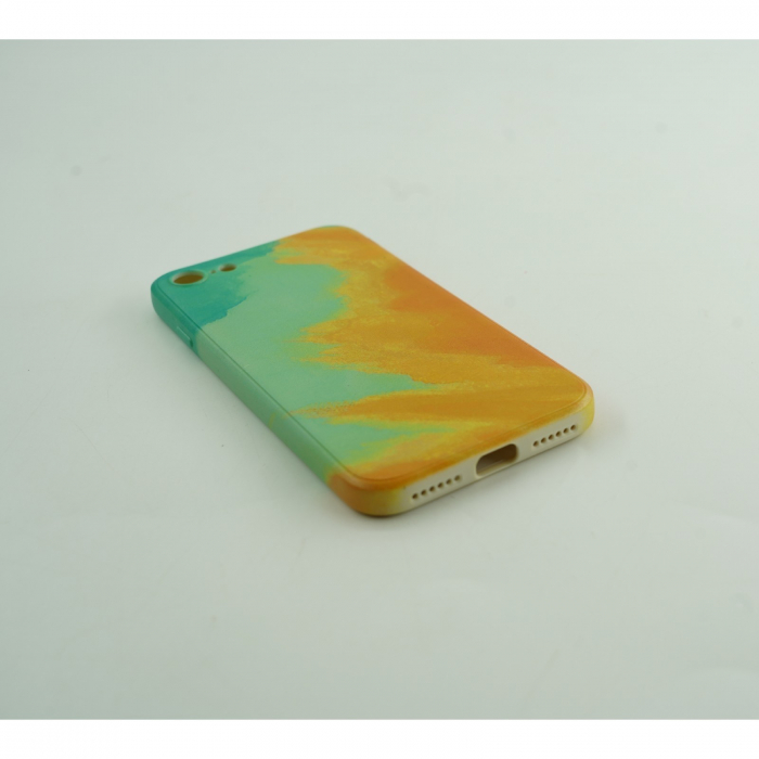 Husa protectie Flippy compatibila cu Apple iPhone 12 Tpu Ombre, Negru/Mov/Roz [5]