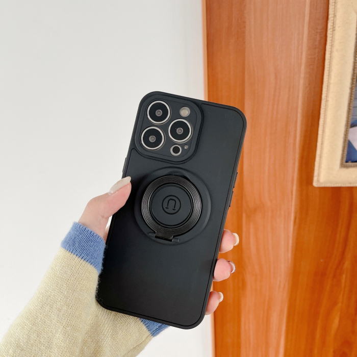 Husa protectie Flippy compatibila cu Apple iPhone 13 Mini Mag Safe Silicone Negru [2]