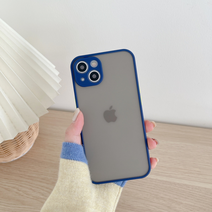 Husa protectie Flippy compatibila cu Apple iPhone 13 Phantom Tpu Albastru [2]