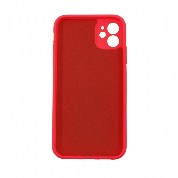 Husa protectie Flippy compatibila cu Apple iPhone 13 Pro Liquid Silicone Roz Fuchsia/Roz [6]