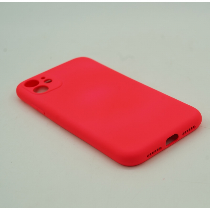 Husa protectie Flippy compatibila cu Apple iPhone 13 Pro Liquid Silicone Roz Fuchsia/Roz [5]