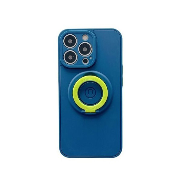 Husa protectie Flippy compatibila cu Apple iPhone 13 Pro Mag Safe Silicone Albastru [1]