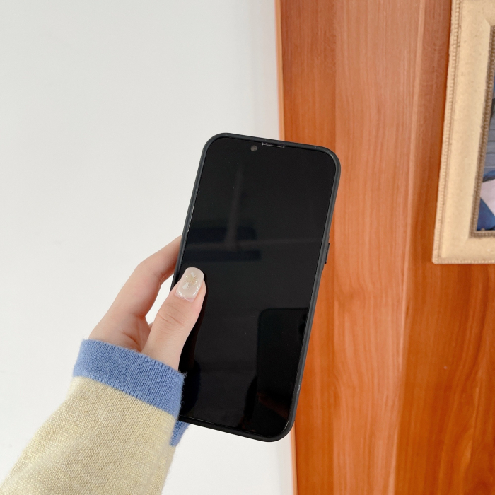 Husa protectie Flippy compatibila cu Apple iPhone 13 Pro Mag Safe Silicone Negru [6]