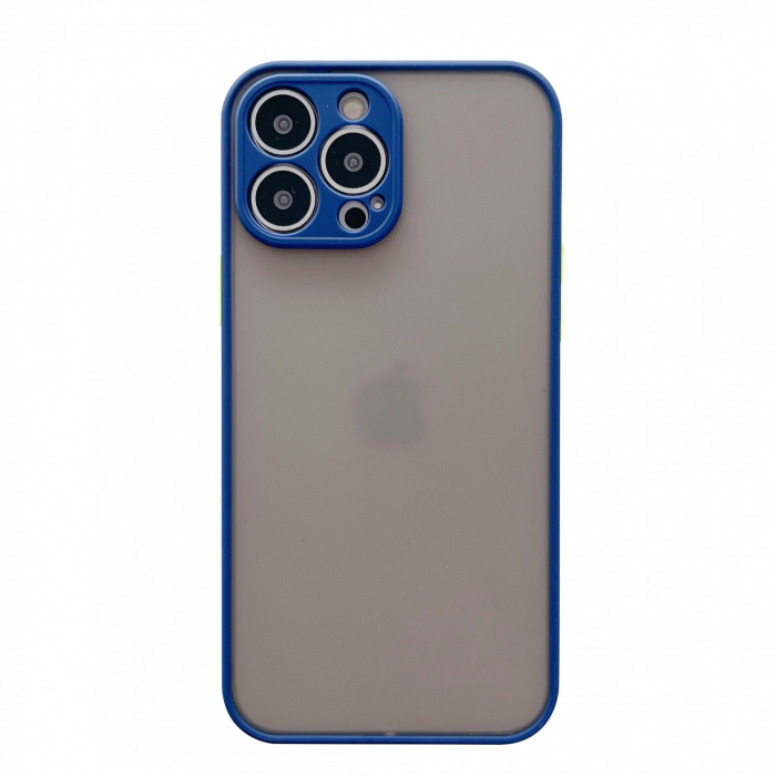 Husa protectie Flippy compatibila cu Apple iPhone 13 Pro Max Phantom Tpu Albastru [3]
