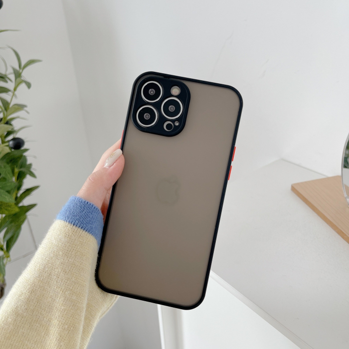 Husa protectie Flippy compatibila cu Apple iPhone 13 Pro Phantom Tpu Negru [2]