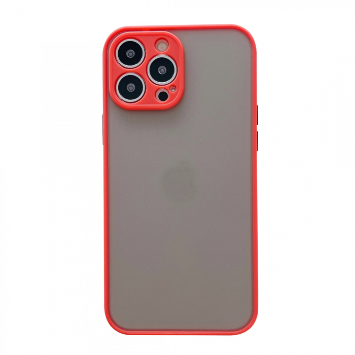 Husa protectie Flippy compatibila cu Apple iPhone 13 Pro Phantom Tpu Rosu [3]