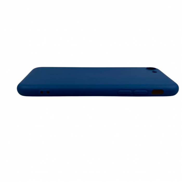 Husa protectie Flippy compatibila cu Apple iPhone 7/8/SE 2020 Liquid Silicone Case Albastru Inchis [21]