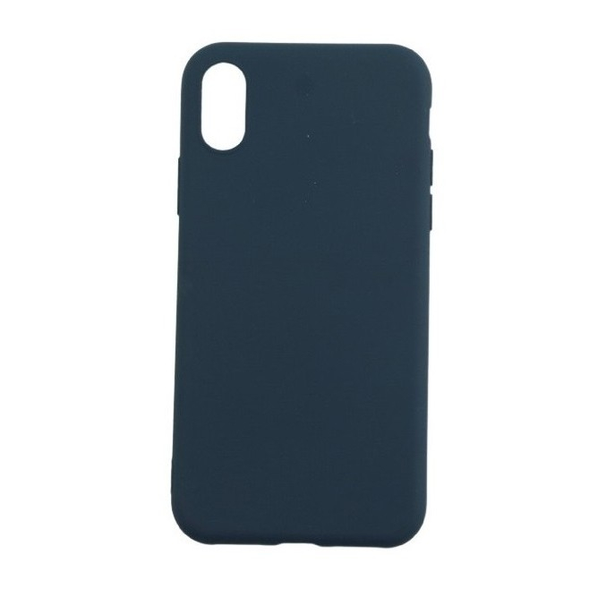 Husa protectie Flippy compatibila cu Apple iPhone X/XS Matte Tpu Albastru inchis [1]